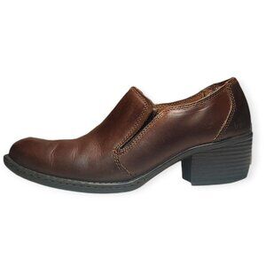 Boc Born Concept Women's Sz 7.5 Chime Dark Chocolate Brown Booties Slip On Shoes